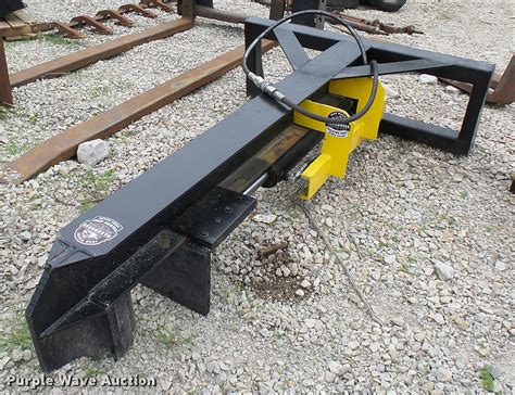 log splitter for skid steer for sale|used skid steer log splitter.